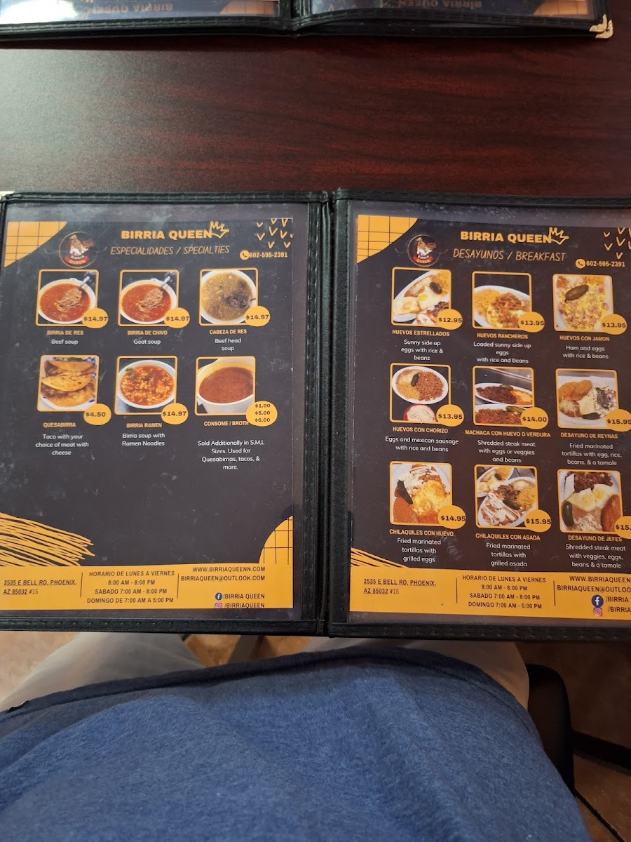 Birria Queen Menu - Image 4